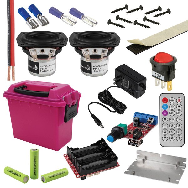 Main product image for Mini Portable Bluetooth Ammo Box Speaker Kit Componen300-7311